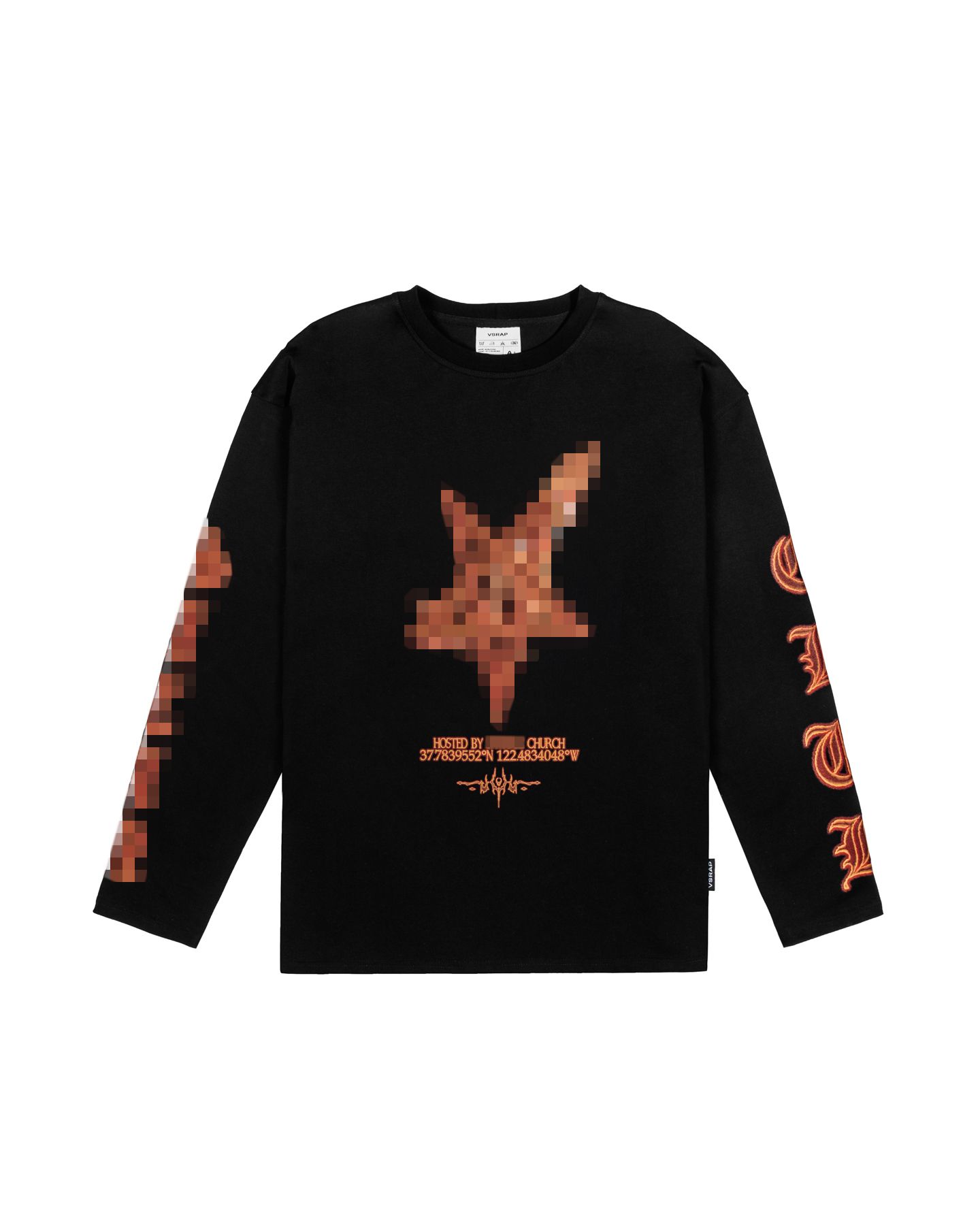 Лонгслив STNCLUB black 