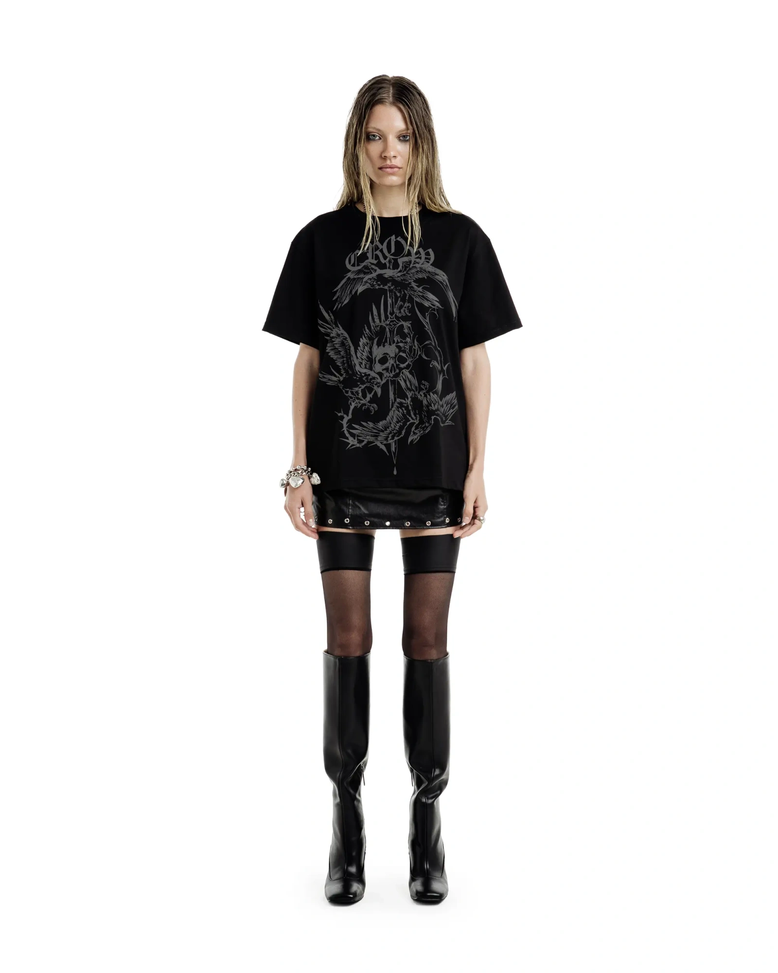 Футболка CROW black