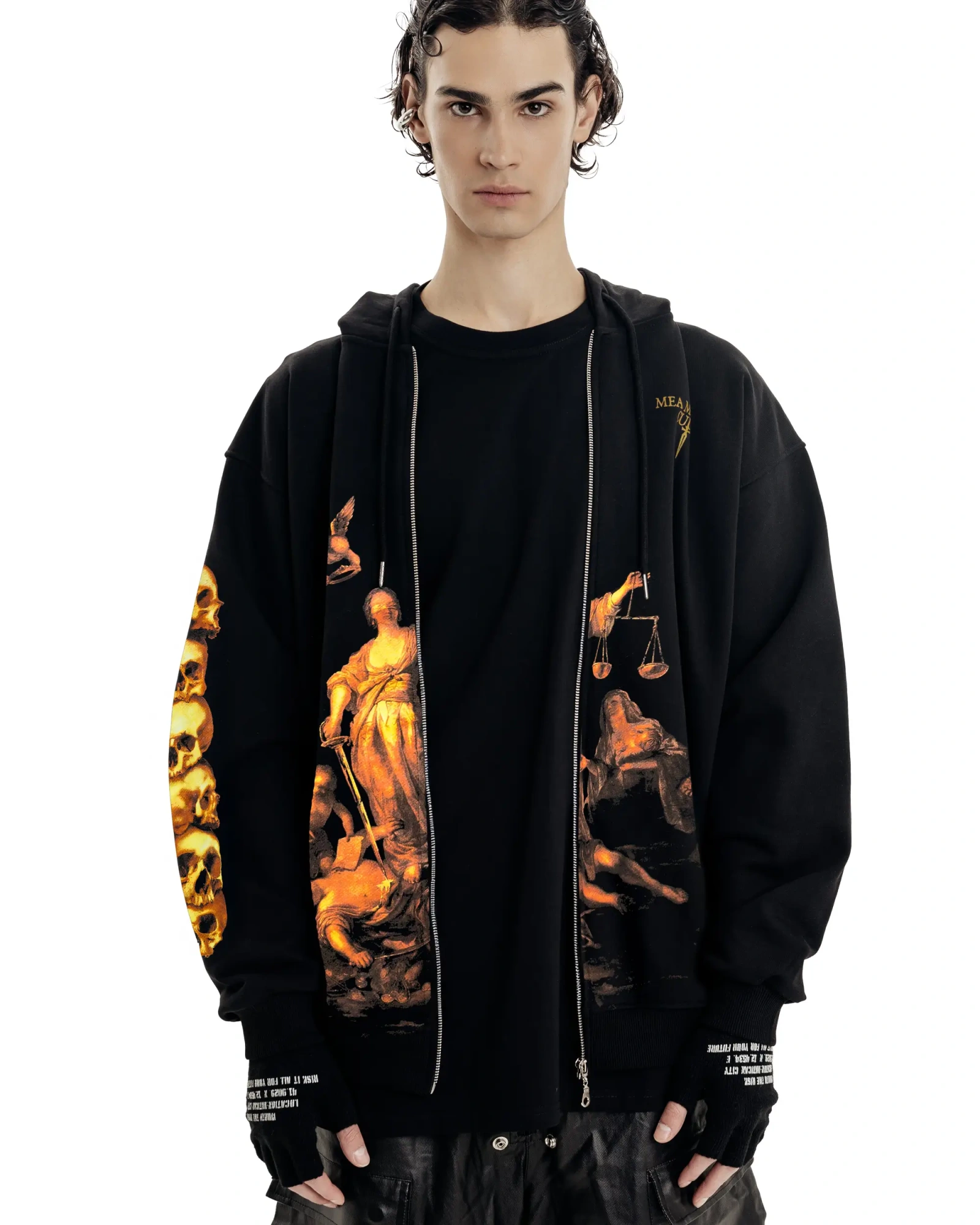 Худи justice zip