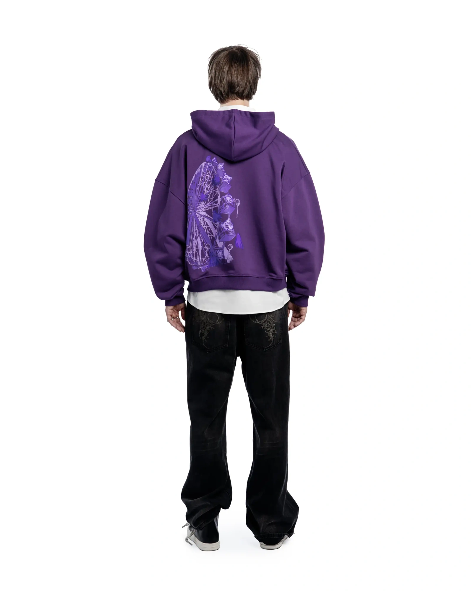 Худи ghost wheel zip