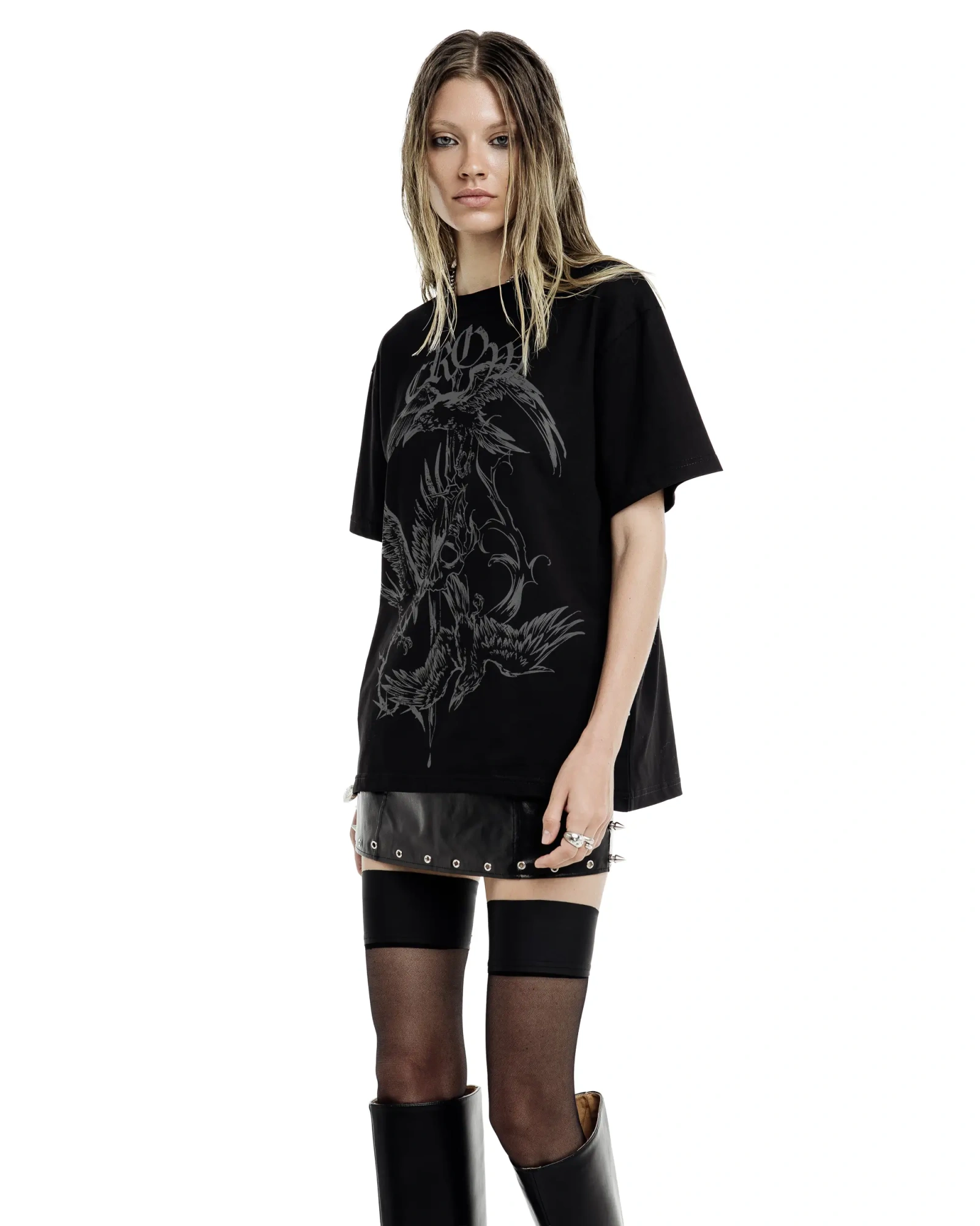 Футболка CROW black