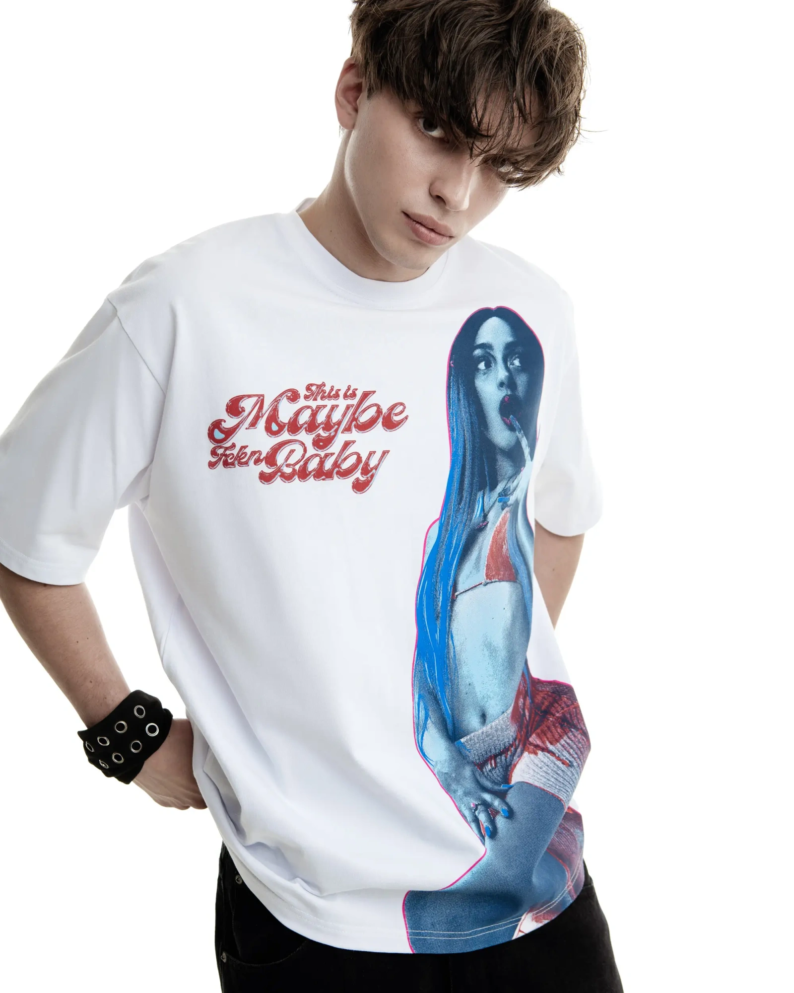Футболка Maybe_fckn_Baby white