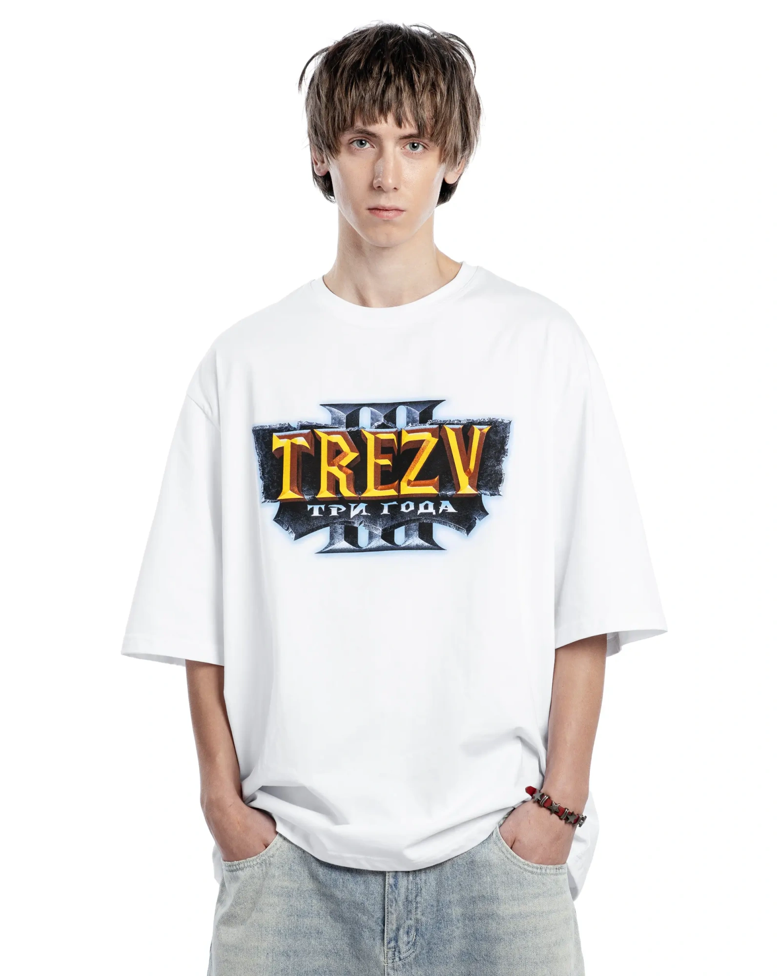 Футболка TREZV REFORGED white  Футболка TREZV REFORGED white