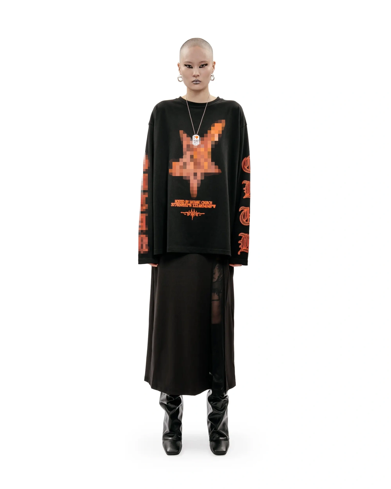 Лонгслив STNCLUB black 