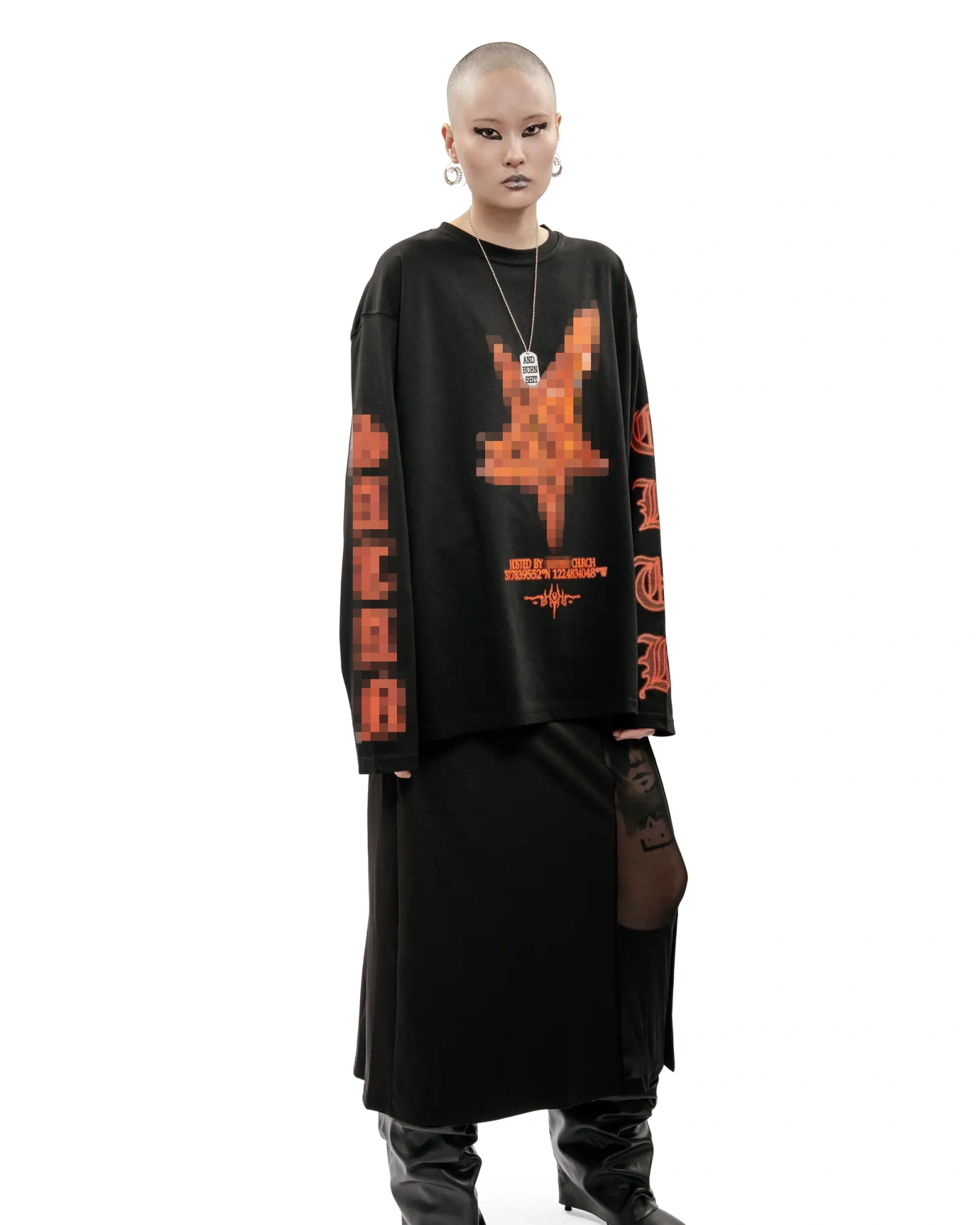 Лонгслив STNCLUB black 