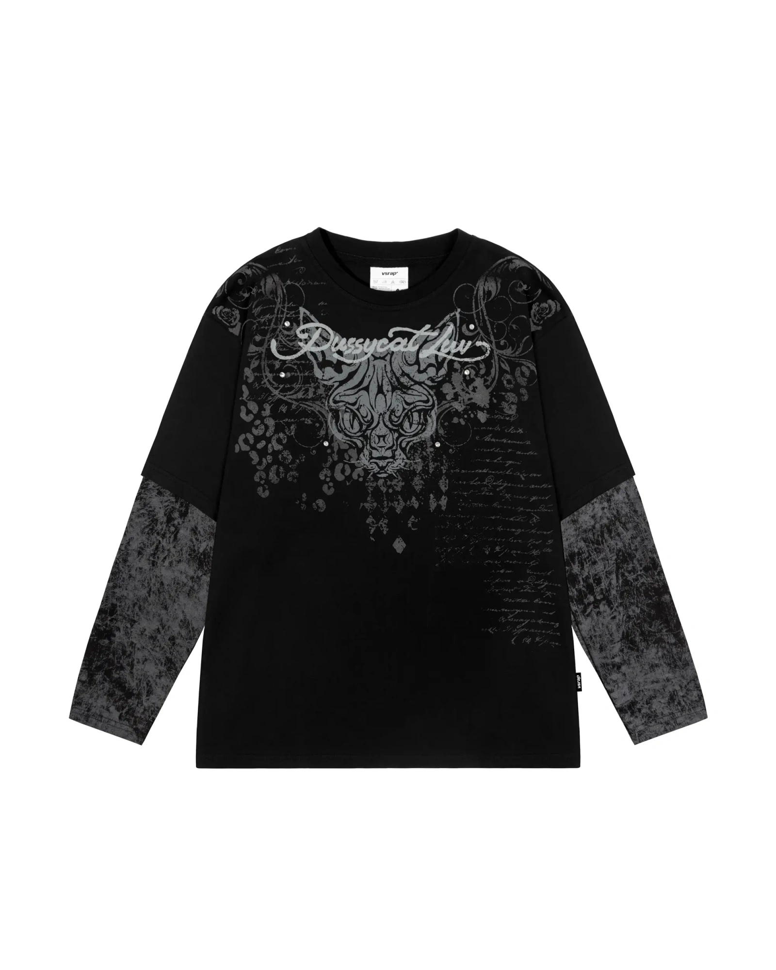 Лонгслив Pussycat Luv black