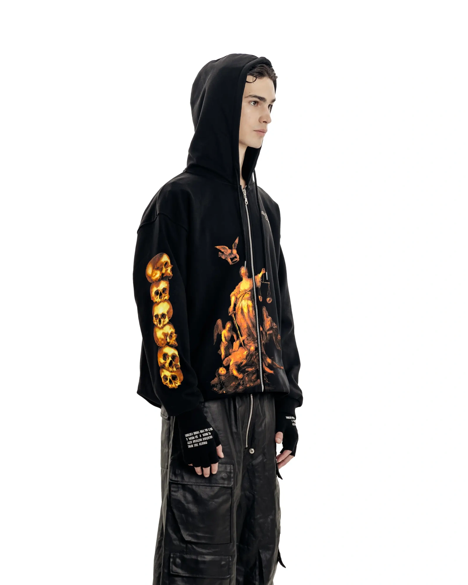 Худи justice zip