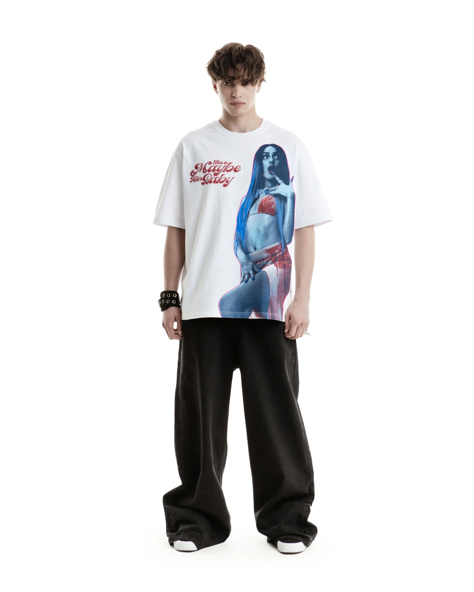 Футболка Maybe_fckn_Baby white
